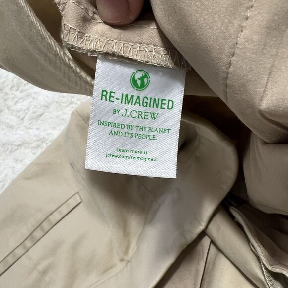 J. Crew Women's Tall Kate Straight-Leg Stretch Pant BP376 Beige Size 14T - Picture 8 of 16